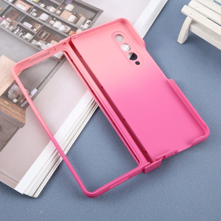 For Samsung Galaxy Z Fold3 Liquid PC Gradient MagSafe Phone Case