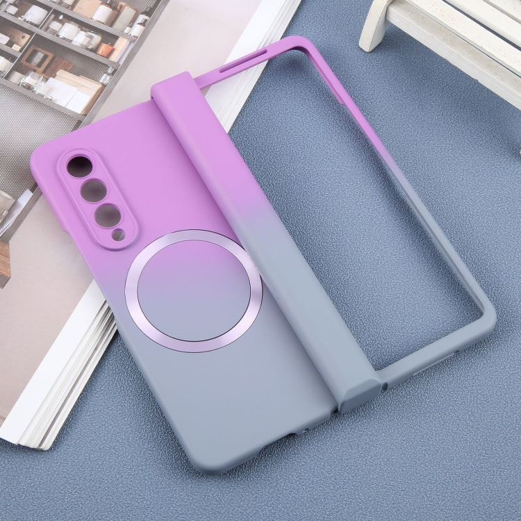 For Samsung Galaxy Z Fold3 Liquid PC Gradient MagSafe Phone Case
