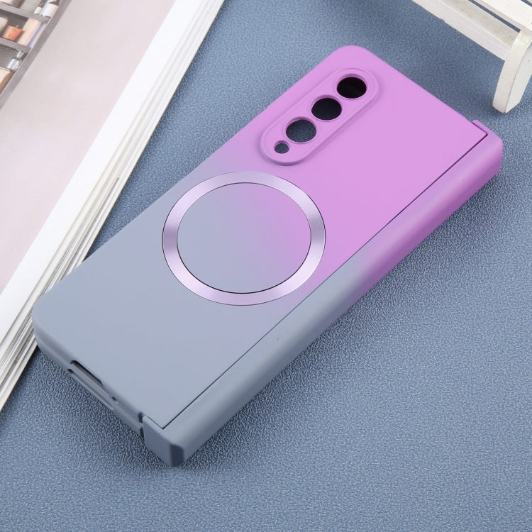 For Samsung Galaxy Z Fold3 Liquid PC Gradient MagSafe Phone Case