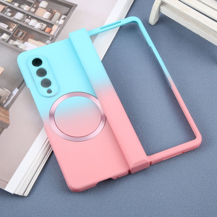 For Samsung Galaxy Z Fold3 Liquid PC Gradient MagSafe Phone Case