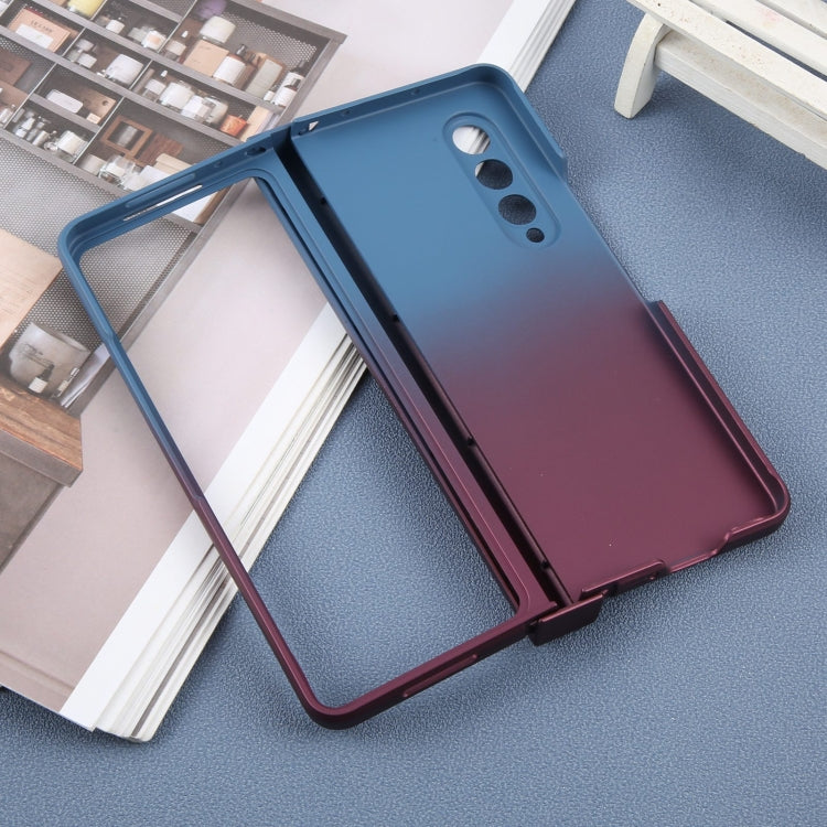 For Samsung Galaxy Z Fold3 Liquid PC Gradient MagSafe Phone Case