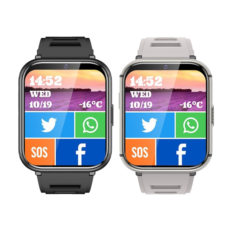 UNIWA DM66 4G Calling Smart Watch, 2GB+16GB, 1.99 inch IPS Screen Android 9.0 Support WiFi GPS