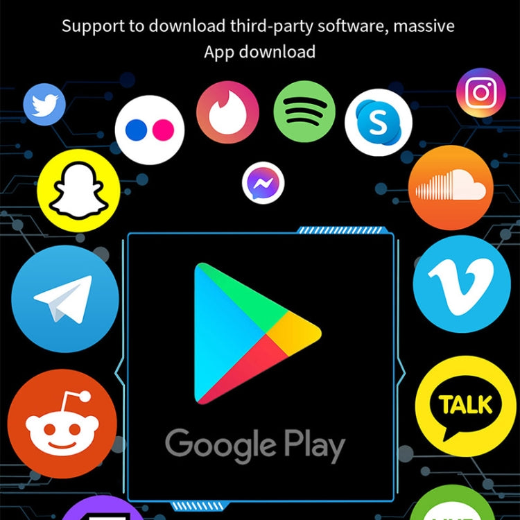 UNIWA DM66 4G Calling Smart Watch, 4GB+64GB, 1.99 inch IPS Screen Android 9.0 Support WiFi GPS
