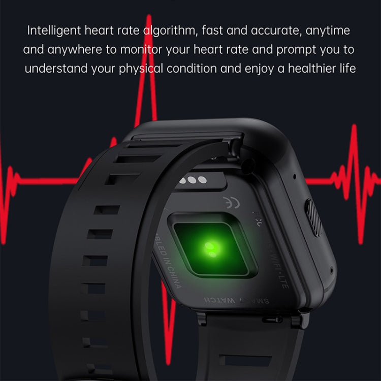 UNIWA DM66 4G Calling Smart Watch, 2GB+16GB, 1.99 inch IPS Screen Android 9.0 Support WiFi GPS