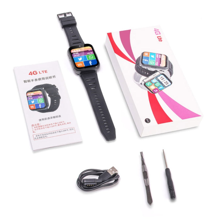 UNIWA DM66 4G Calling Smart Watch, 2GB+16GB, 1.99 inch IPS Screen Android 9.0 Support WiFi GPS