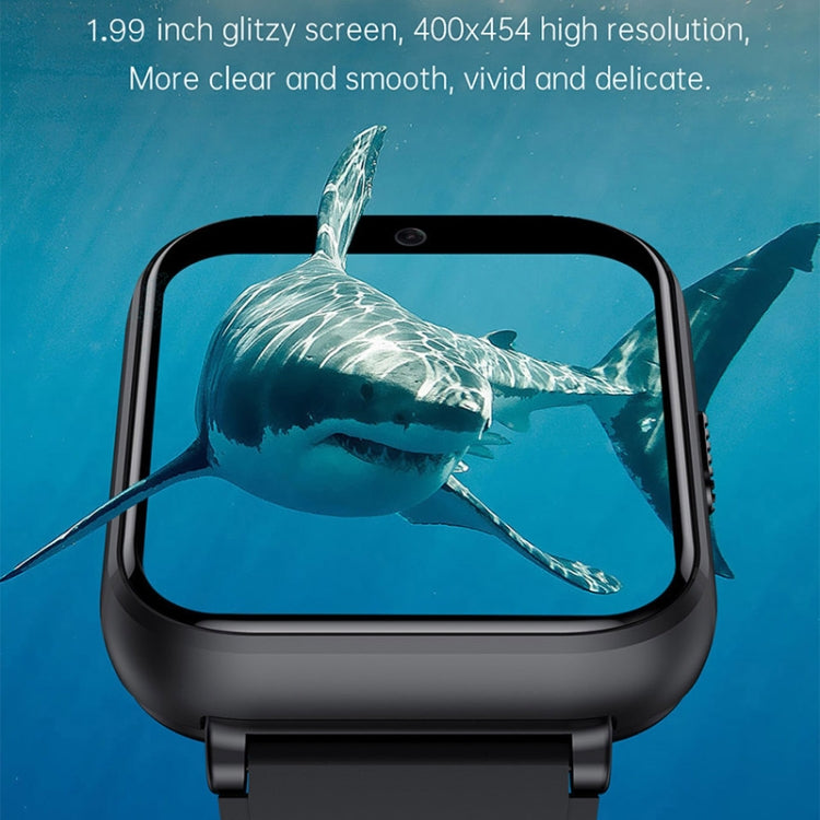 UNIWA DM66 4G Calling Smart Watch, 2GB+16GB, 1.99 inch IPS Screen Android 9.0 Support WiFi GPS