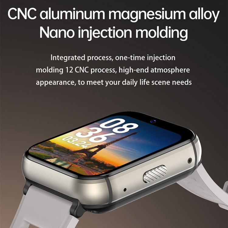 UNIWA DM66 4G Calling Smart Watch, 2GB+16GB, 1.99 inch IPS Screen Android 9.0 Support WiFi GPS