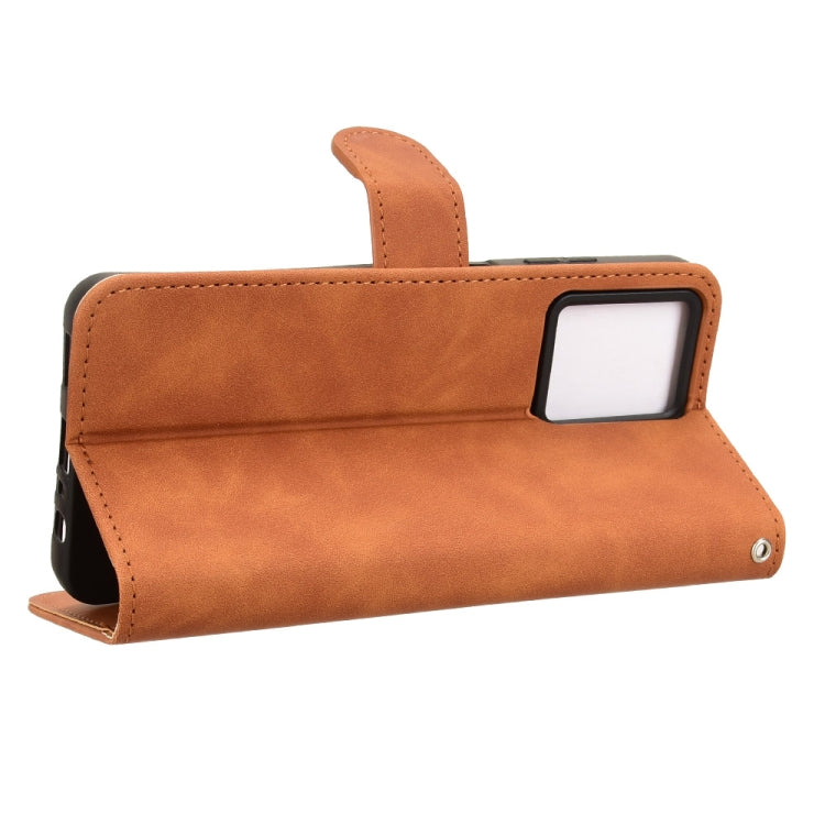 For HMD Fusion Skin Feel Magnetic Flip Leather Phone Case