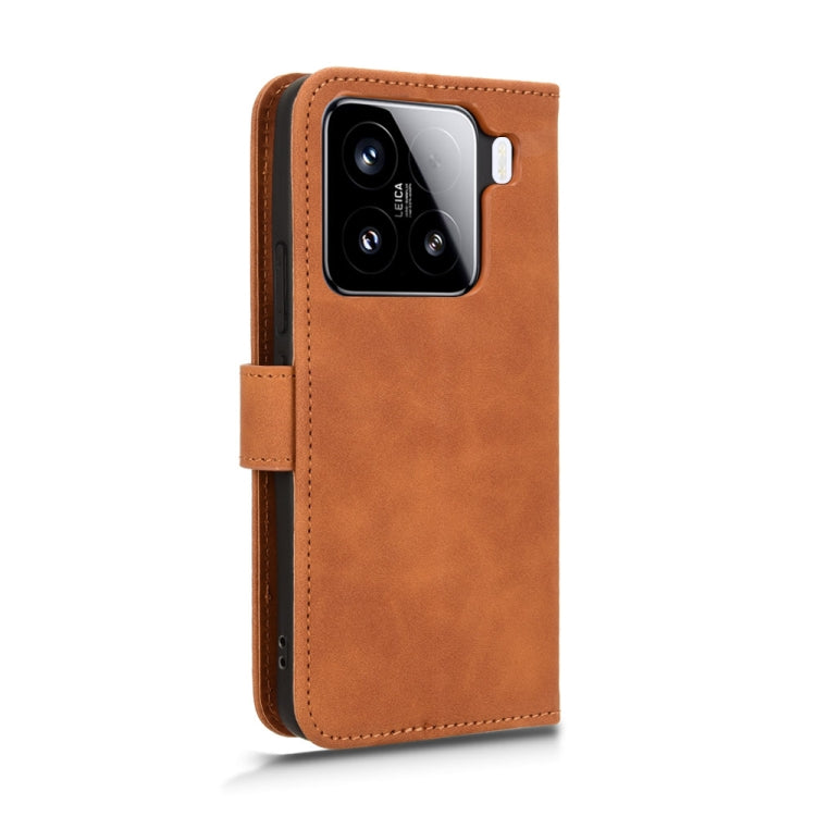 For Xiaomi 15 Skin Feel Magnetic Flip Leather Phone Case