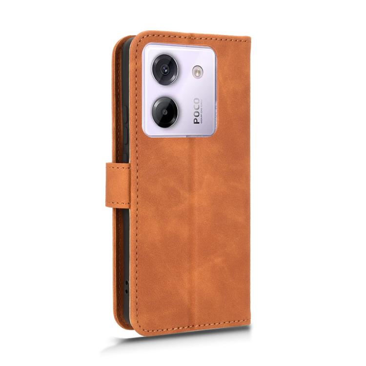 For Xiaomi Poco M7 Pro 5G Skin Feel Magnetic Flip Leather Phone Case