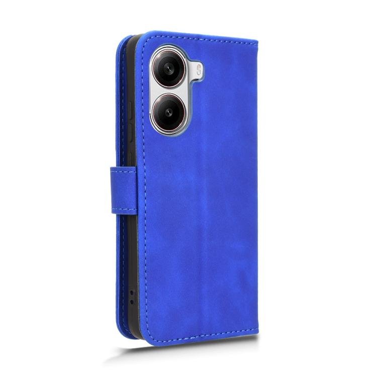 For Xiaomi Poco X7 Pro / Redmi Turbo 4 Skin Feel Magnetic Flip Leather Phone Case