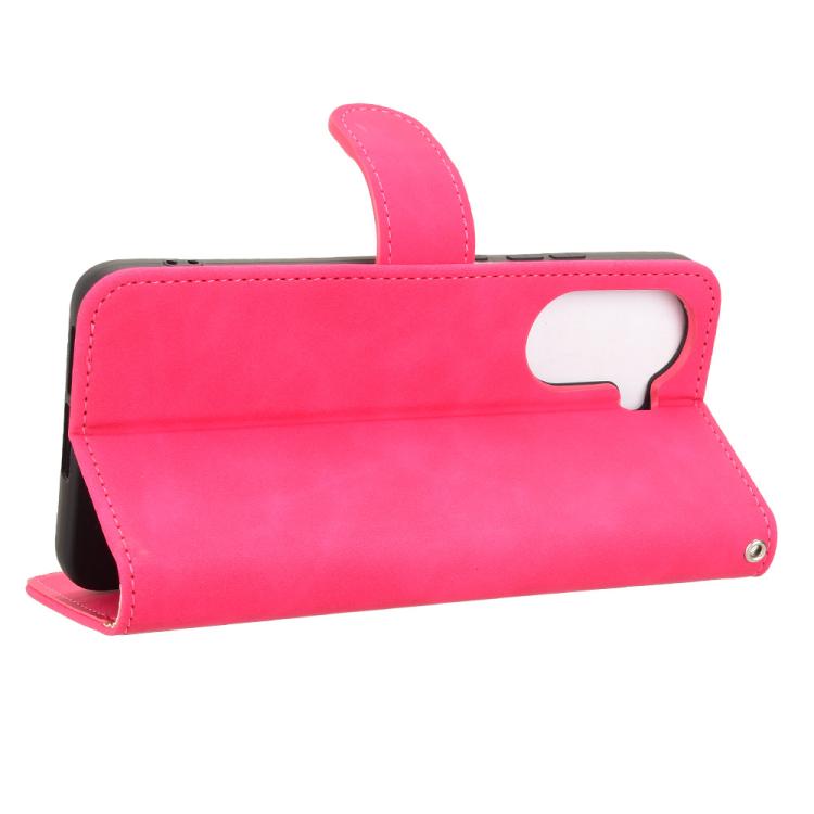 For Xiaomi Poco X7 Pro / Redmi Turbo 4 Skin Feel Magnetic Flip Leather Phone Case