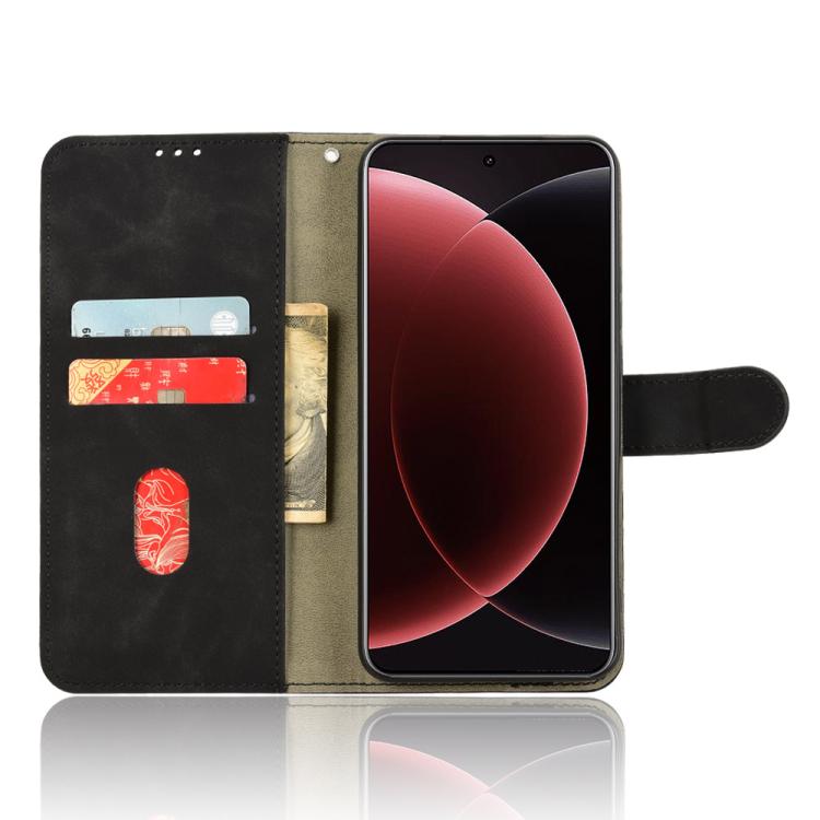For Xiaomi 15 Ultra Skin Feel Magnetic Flip Leather Phone Case