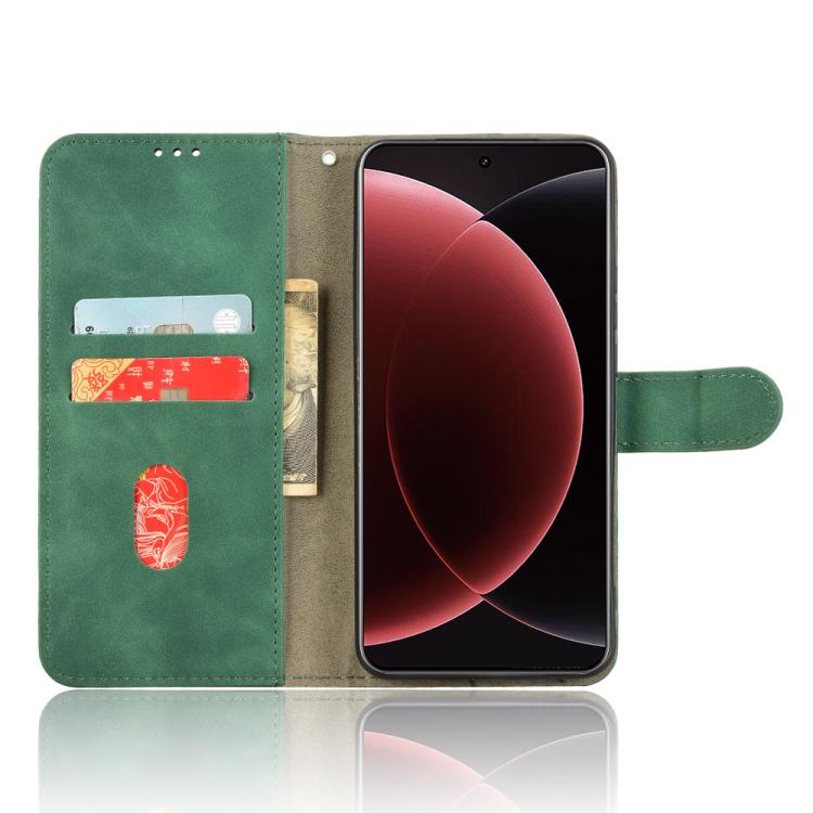 For Xiaomi 15 Ultra Skin Feel Magnetic Flip Leather Phone Case