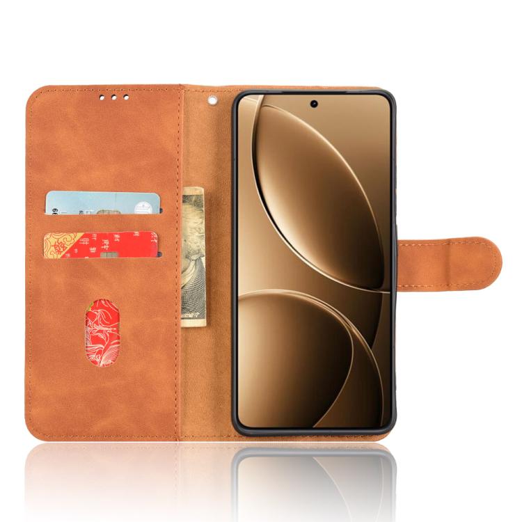 For Xiaomi Poco F7 Pro / F7 Ultra Skin Feel Magnetic Flip Leather Phone Case