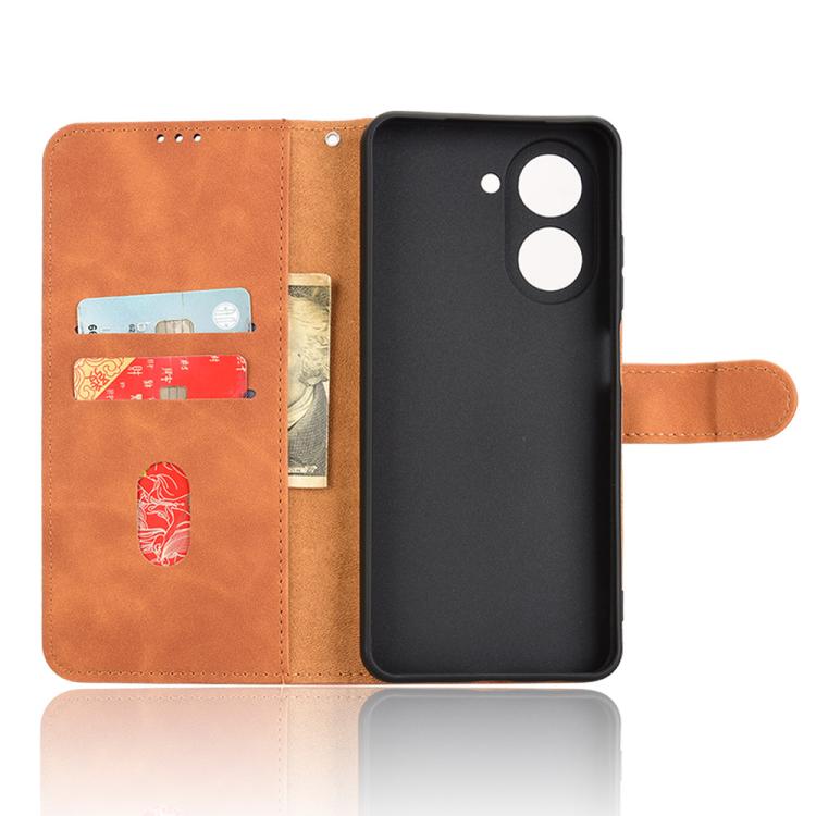 For Xiaomi Poco C71 / Redmi A5 4G 171.7mm Skin Feel Magnetic Flip Leather Phone Case