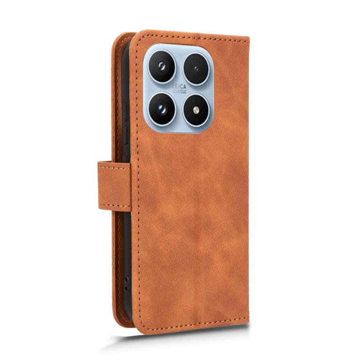 For Xiaomi 17 Skin Feel Magnetic Flip Leather Phone Case
