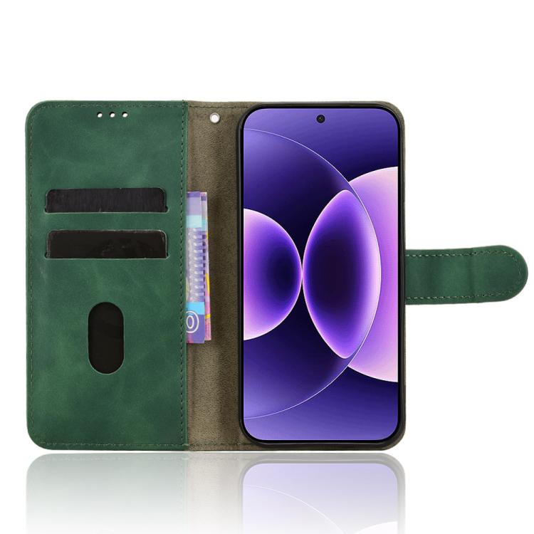 For Xiaomi 17 Pro Max Skin Feel Magnetic Flip Leather Phone Case