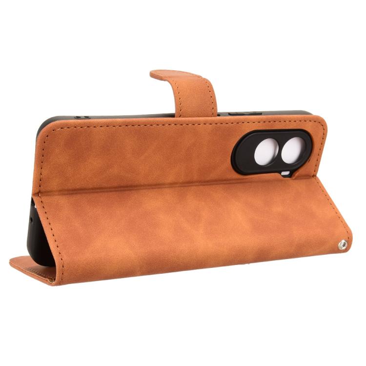 For Xiaomi Poco M7 4G 171mm Skin Feel Magnetic Flip Leather Phone Case