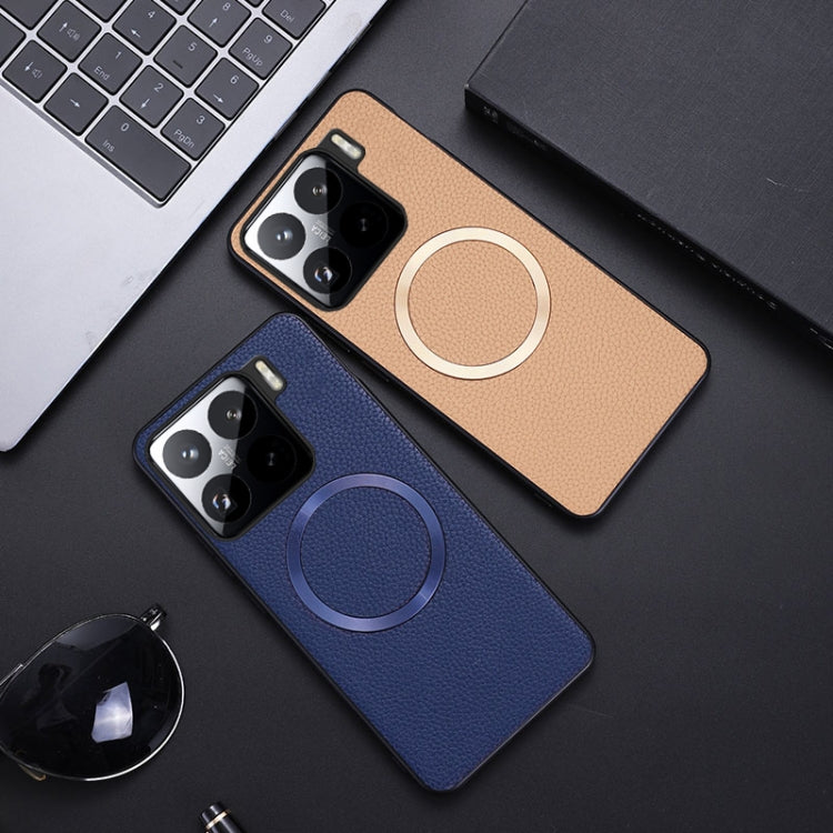For Xiaomi 15 CD Magsafe Magnetic Litchi Texture Phone Case