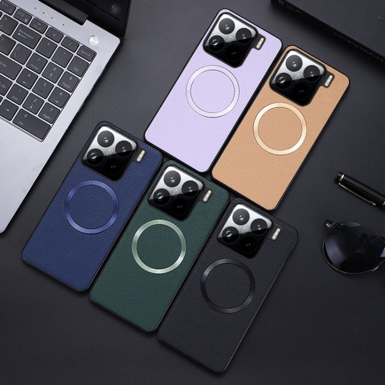 For Xiaomi 15 Pro CD Magsafe Magnetic Litchi Texture Phone Case