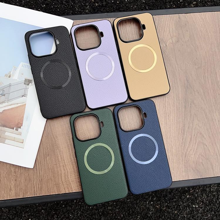 For Xiaomi 15T CD Magsafe Magnetic Litchi Texture Phone Case