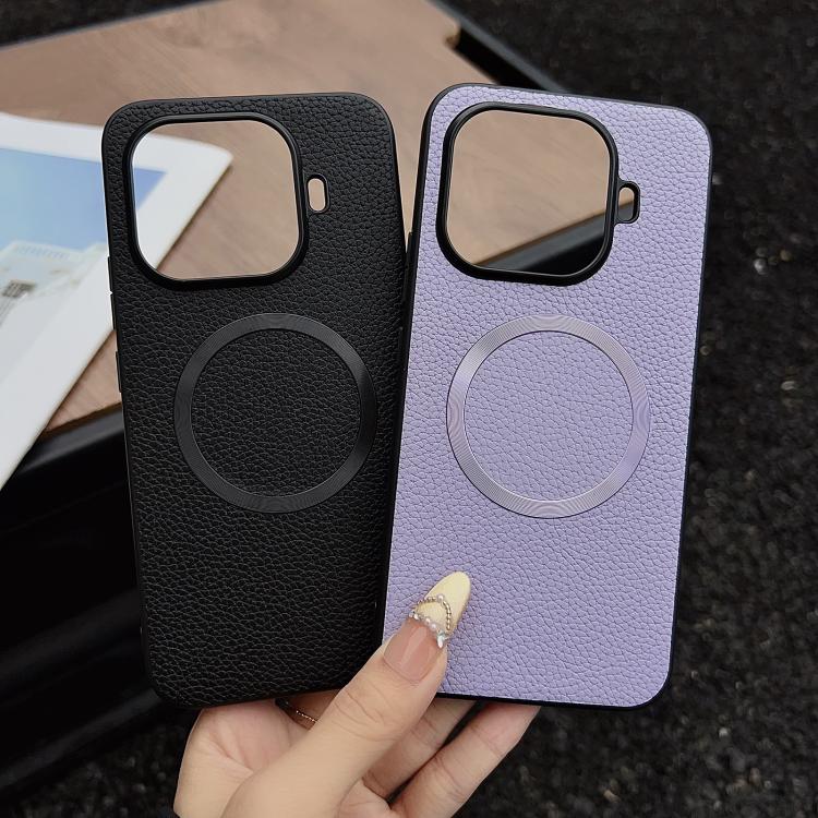 For Xiaomi 15T CD Magsafe Magnetic Litchi Texture Phone Case