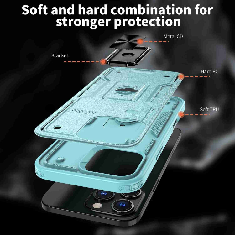 For iPhone 16 Plus Ring Holder PC Hybrid TPU Phone Case