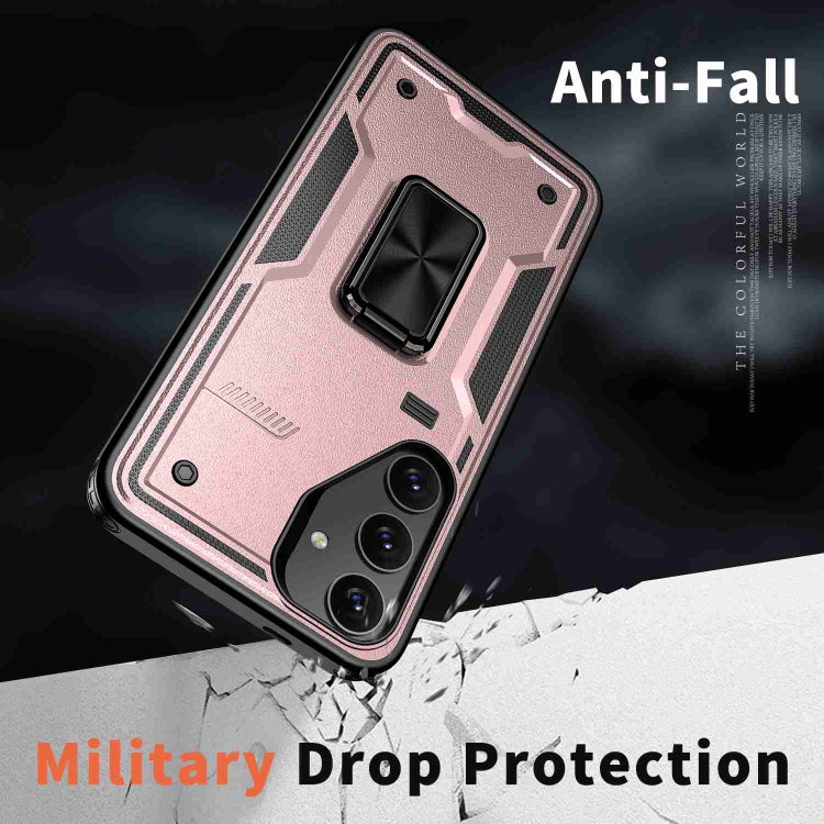 For Samsung Galaxy A05s Ring Holder PC Hybrid TPU Phone Case
