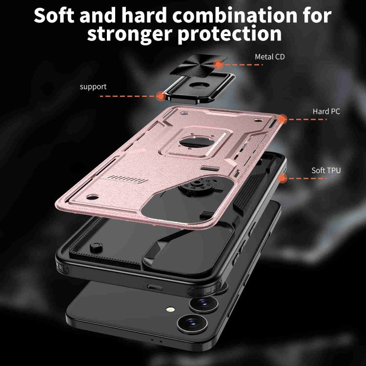 For Samsung Galaxy A05s Ring Holder PC Hybrid TPU Phone Case