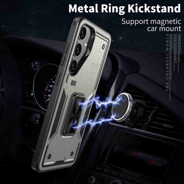 For Samsung Galaxy A14 Ring Holder PC Hybrid TPU Phone Case