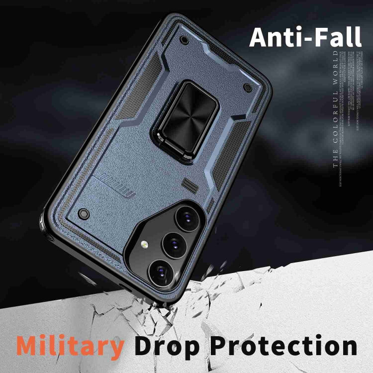 For Samsung Galaxy A15 Ring Holder PC Hybrid TPU Phone Case