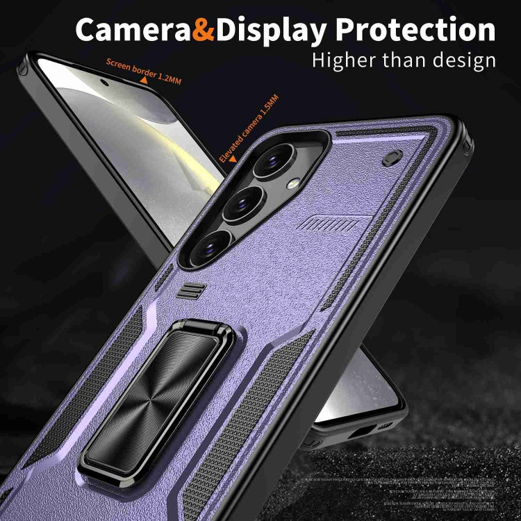 For Samsung Galaxy A16 5G Ring Holder PC Hybrid TPU Phone Case