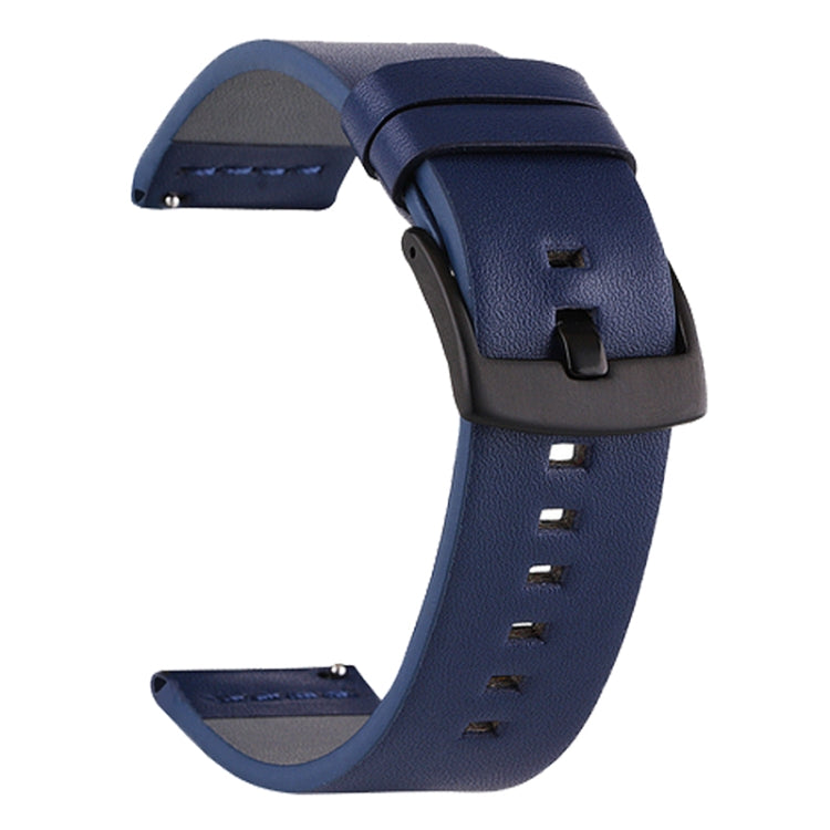 For Suunto 9 / Suunto 7 Steel Buckle 24mm Genuine Leather Watch Band