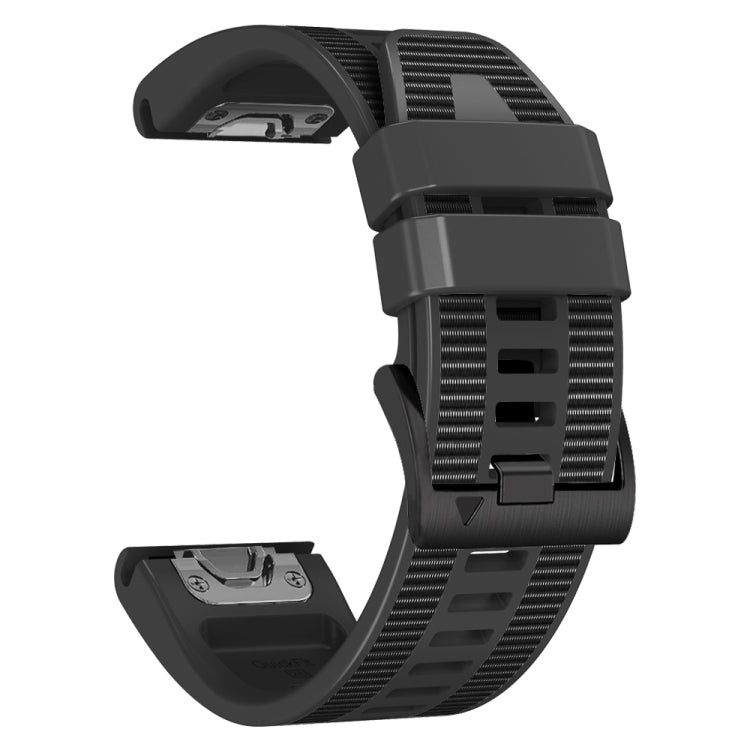 For Garmin 26mm Silicone Canvas Quick Release Watch Band