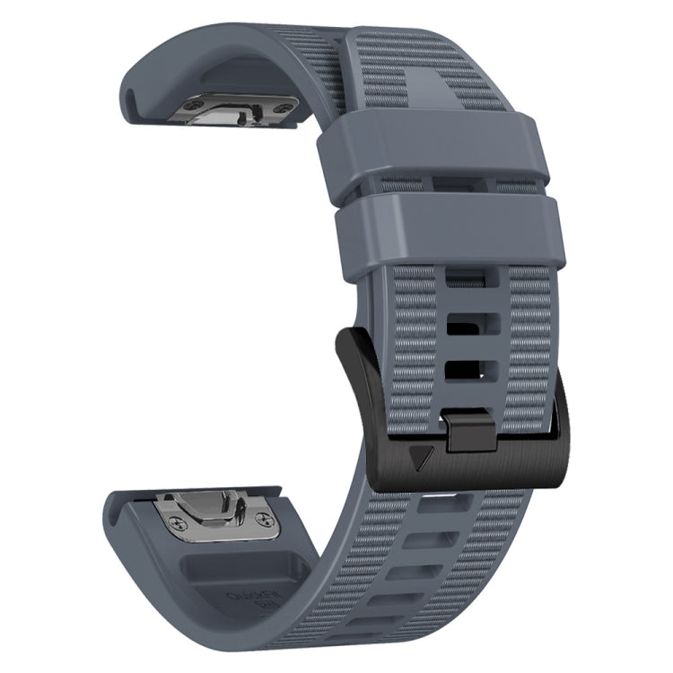 For Garmin 26mm Silicone Canvas Quick Release Watch Band