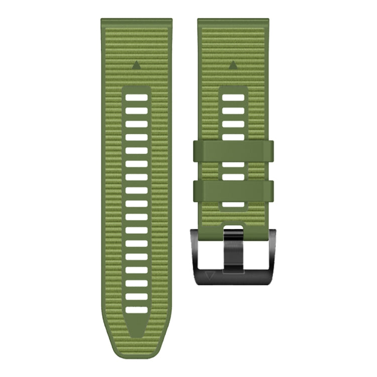 For Garmin 22mm Silicone Canvas Quick Release Watch Band