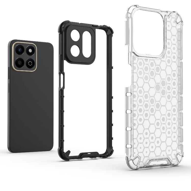 For Honor Play 60 Plus / 200 Smart / X7c Honeycomb Shockproof Phone Case