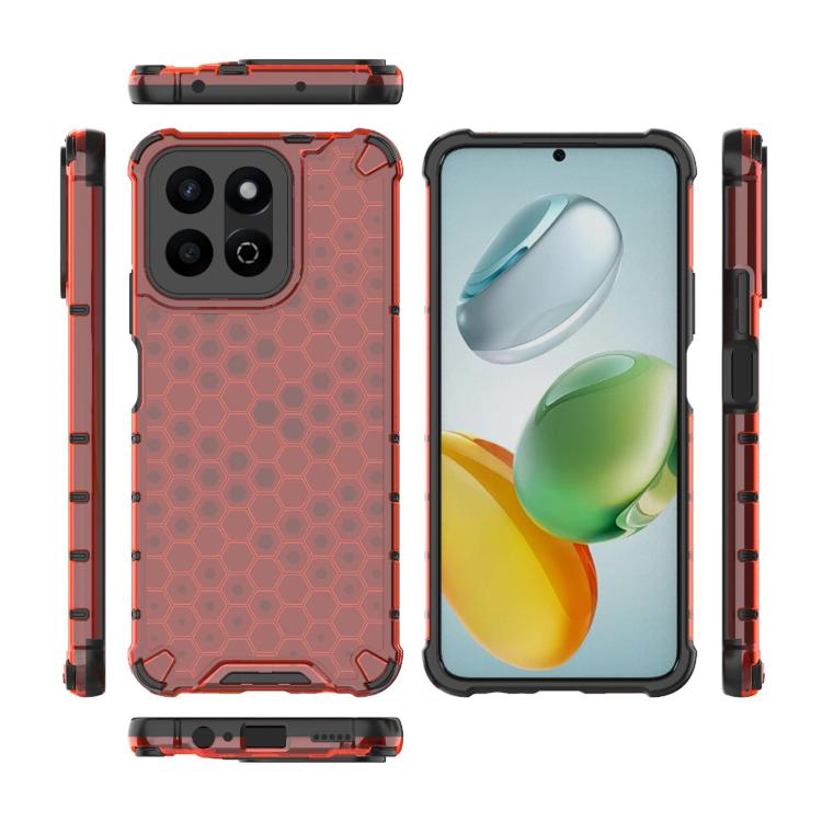 For Honor Play 60 Plus / 200 Smart / X7c Honeycomb Shockproof Phone Case