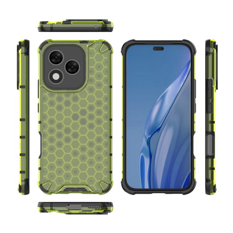 For Honor 400 Lite Global Honeycomb Shockproof Phone Case