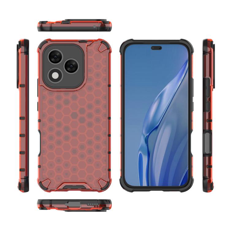 For Honor 400 Lite Global Honeycomb Shockproof Phone Case