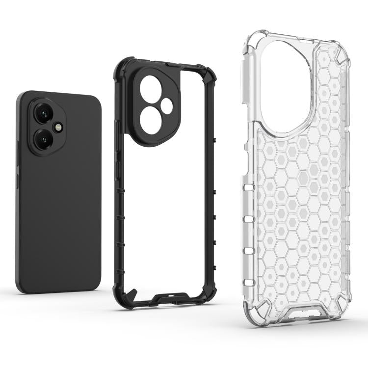 For Honor 400 Global 156.5mm Honeycomb Shockproof Phone Case