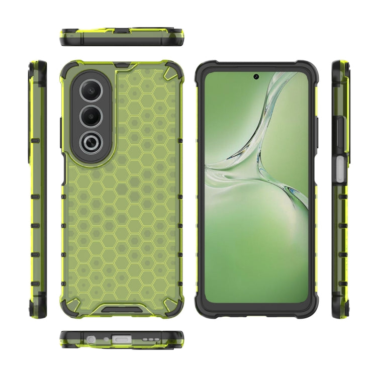 For OPPO K12x 5G Global Honeycomb Shockproof Phone Case
