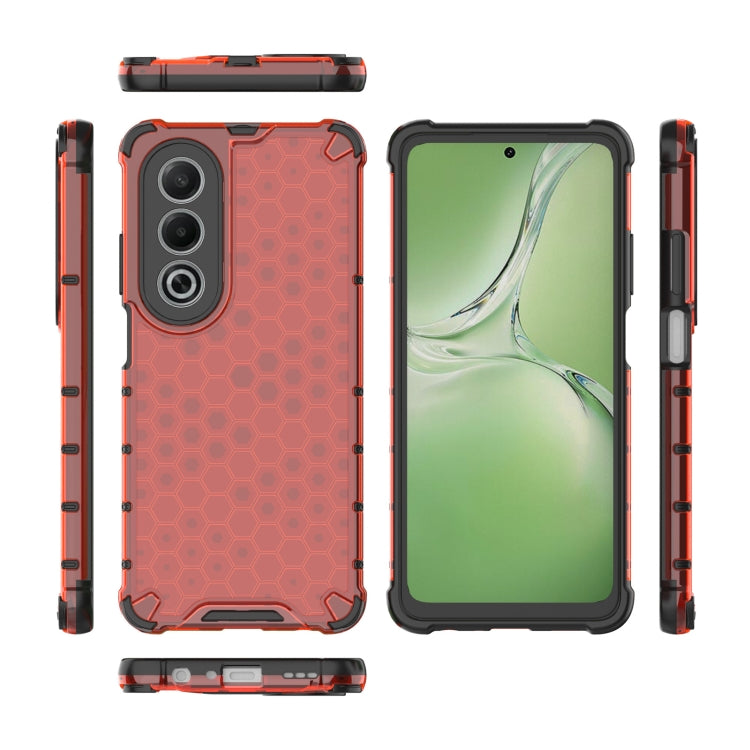 For OPPO K12x 5G Global Honeycomb Shockproof Phone Case