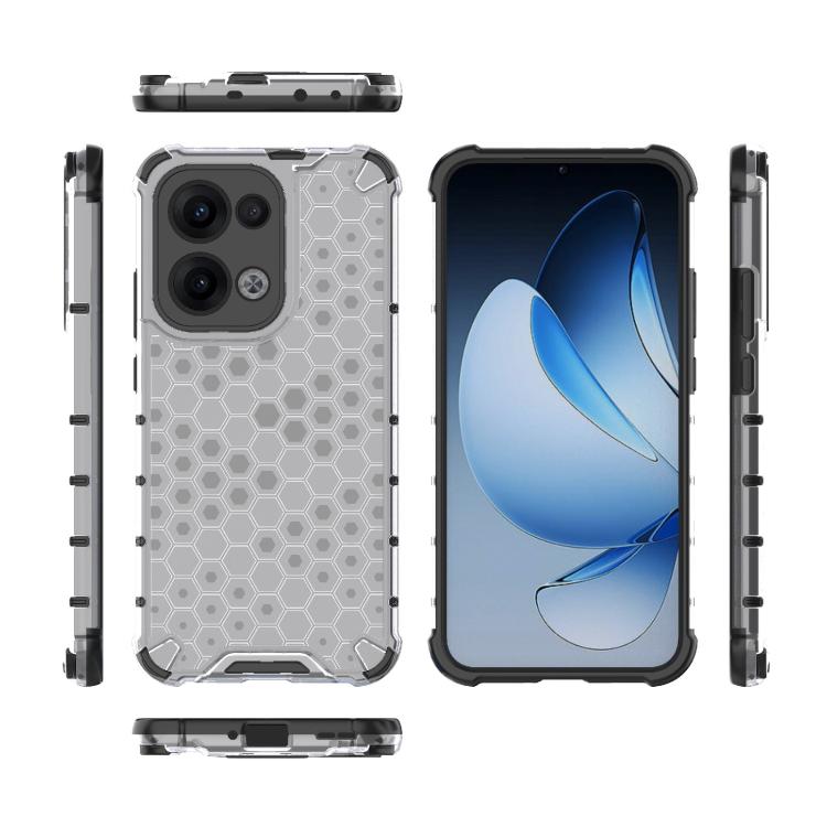 For OPPO Reno13 5G Global Honeycomb Shockproof Phone Case