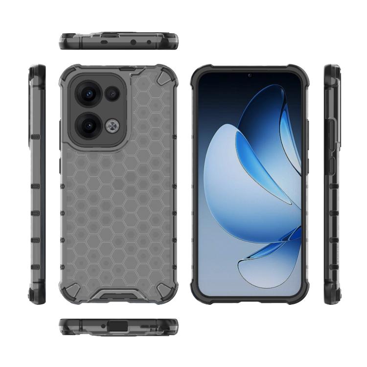 For OPPO Reno13 5G Global Honeycomb Shockproof Phone Case