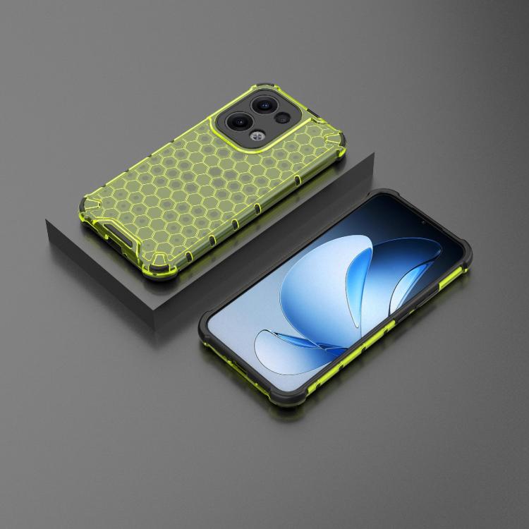 For OPPO Reno13 5G Global Honeycomb Shockproof Phone Case
