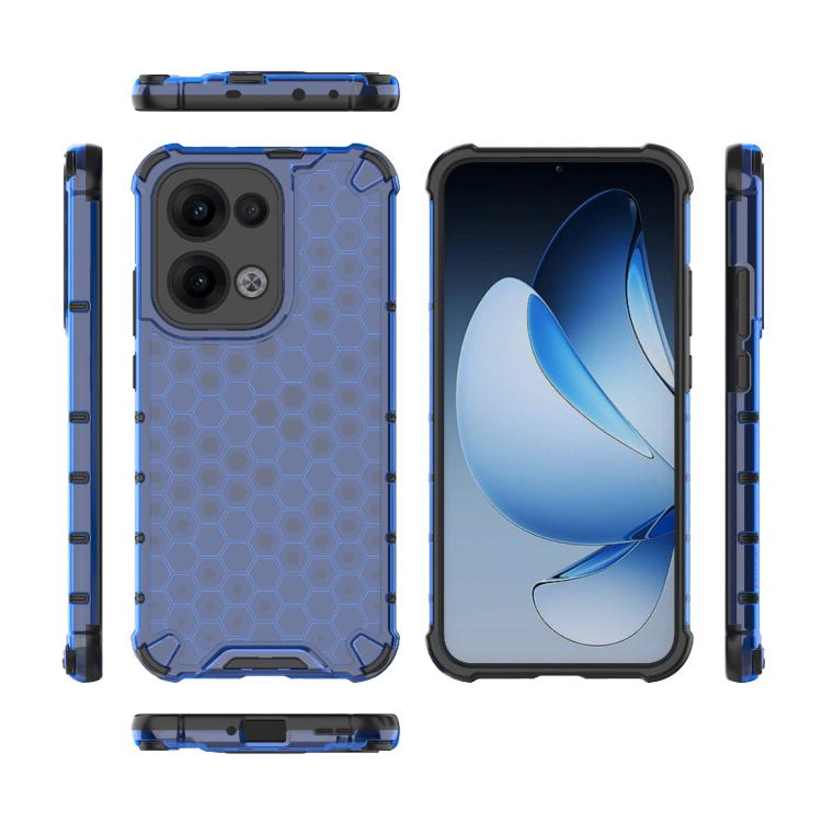 For OPPO Reno13 5G Global Honeycomb Shockproof Phone Case