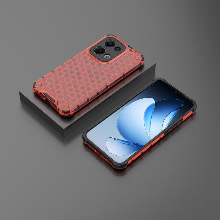 For OPPO Reno13 5G Global Honeycomb Shockproof Phone Case