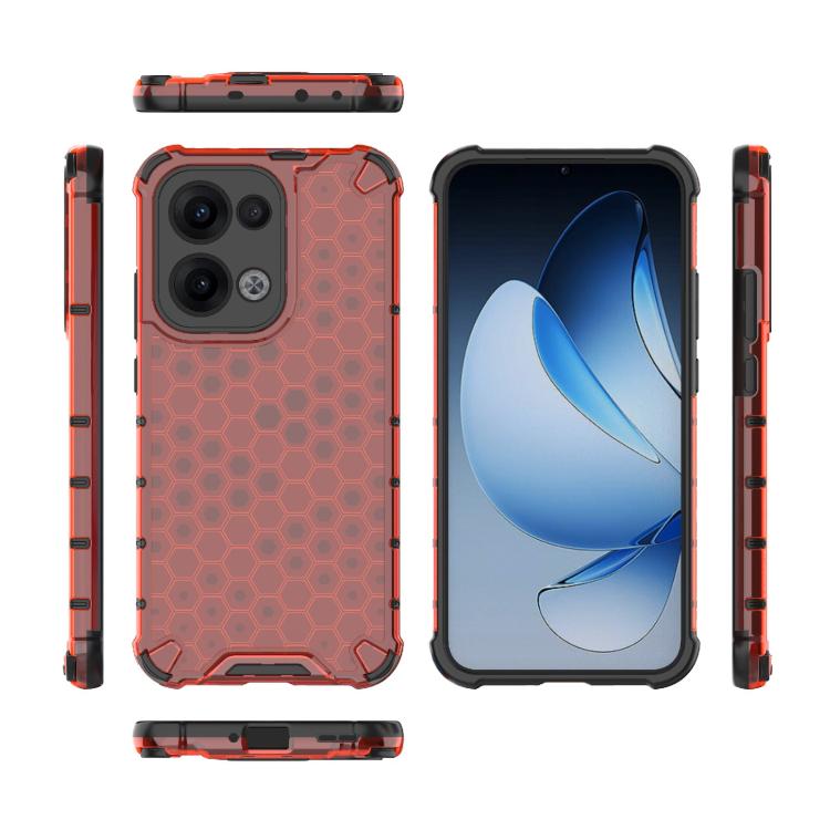 For OPPO Reno13 5G Global Honeycomb Shockproof Phone Case
